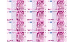 Картинка 500 євро (12 купюр) Картинка 500 євро (12 купюр)