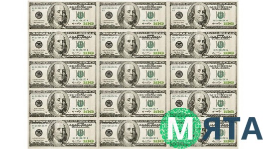 Картинка 100$ (15 купюр)