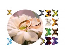 Харчова картинка Весільна 2