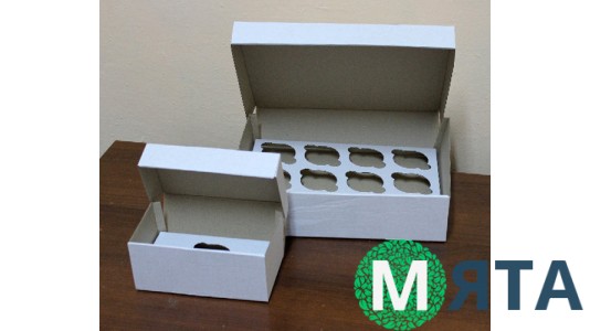 Коробки для кексів, капкейків, маффінів