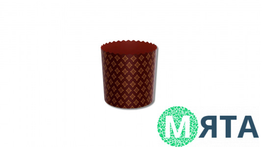 Паперова форма для паски Золото 70х78 (110 грам)