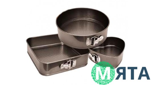 Набір роз'ємних форм для випічки (серце, коло, квадрат)