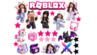 Їстівна картинка Roblox Дівчатка 4 (Роблокс) Їстівна картинка Roblox Дівчатка 4 (Роблокс)