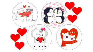 Їстівна картинка День Закоханих 13 Їстівна картинка День Закоханих 13