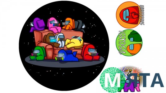 Їстівна картинка Амонг ас (Among Us) 7