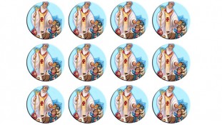 Новорічна картинка "Святий Миколай" 64