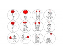 Їстівна картинка День Закоханих 3