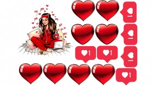 Дівчина в червоному 2