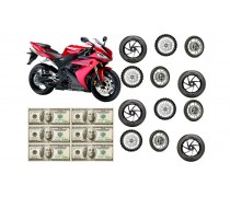 Їстівна картинка Мотоцикл 2