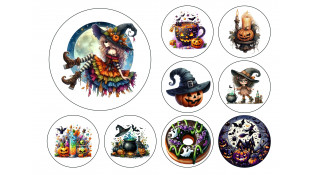 Їстівна картинка "Хелловін 12" Їстівна картинка "Хелловін 12"