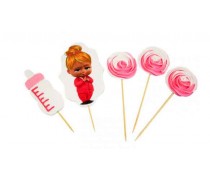 Набір цукрових топерів Бебі Бос Дівчинка