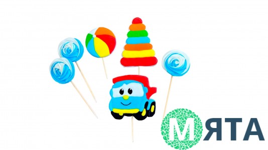 Набір цукрових топерів Вантажівка 