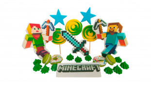 Набір цукрових топерів Майнкрафт №2