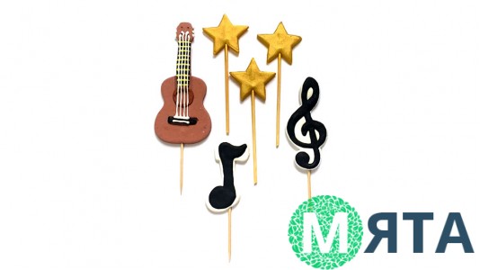 Набір цукрових топерів Музичний