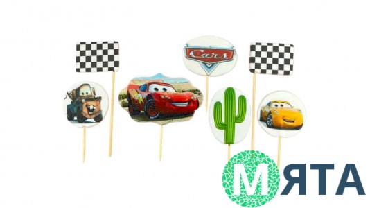 Набір цукрових топерів Тачки М