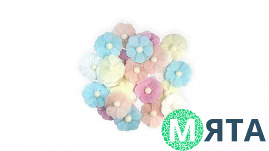 Вафельна квітка Маргаритка асорті, 1 шт