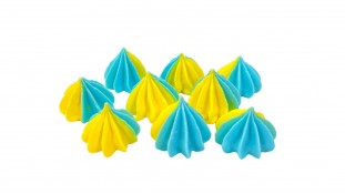 Міні-Безе Патріотичний Мікс, 9 штук Міні-Безе Патріотичний Мікс, 9 штук