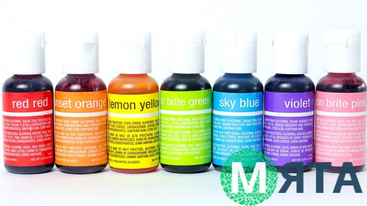 Барвники гелеві Chefmaster