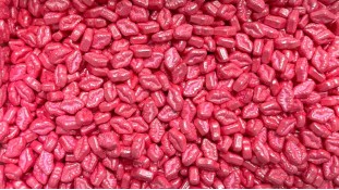 Кондитерська посипка Губки Рожеві Кондитерська посипка Губки Рожеві