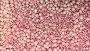 Посипання мікс рисових кульок, Рожевий