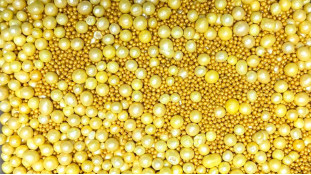 Посипання мікс рисових кульок, Жовтий