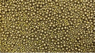 Посипання мікс рисових кульок, Золотий