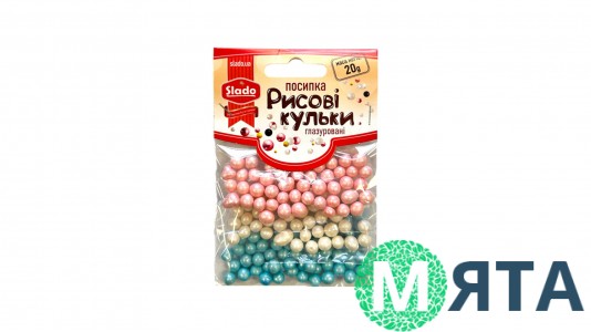 Рисові кульки Стік Рожевий/Білий/Блакитний