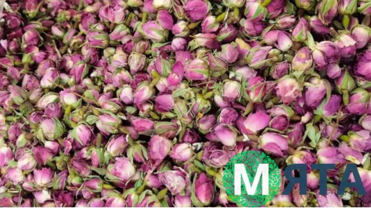 Сушені бутони троянд, Рожеві