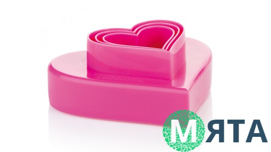 Двосторонні форми для печива та пряників Сердечки