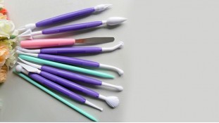 Набір пластикові стеки для мастики. 10 штук