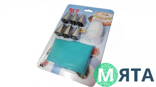 Мішечок кондитерський великий з насадками розмір M та перехідником