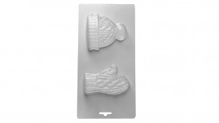 Форма для шоколаду Шапочка та Рукавичка Форма для шоколаду Шапочка та Рукавичка