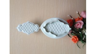 Плунжери для мастики Ажурні Рифлені. 2 штуки