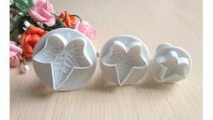 Плунжери для мастики Листя плюща маленькі. 3 штуки