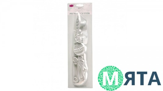 Вирубки Новорічні №2, 4 штуки