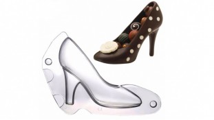 Полікарбонатна форма для шоколаду Туфелька (L)