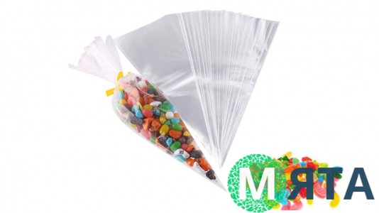 Конусний пакет 15х25 см