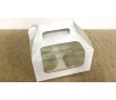 Коробка 17х17х8, 5 (4 капкейки) з ручкою