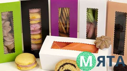 Коробка для макаронс, печива