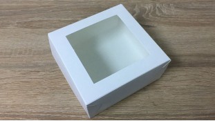 Коробка для десертів 13х13х6 см Коробка для десертів 13х13х6 см