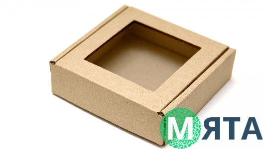 Коробка для пряників 10 см, Крафт