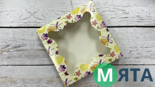 Коробка для пряників, 15х15 см, Великдень