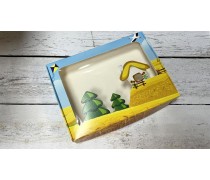 Коробка для пряників 15х20х3 см, Хатинка