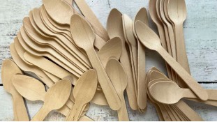 Дерев'яна ложка для Бенто торта, 11 см Дерев'яна ложка для Бенто торта, 11 см