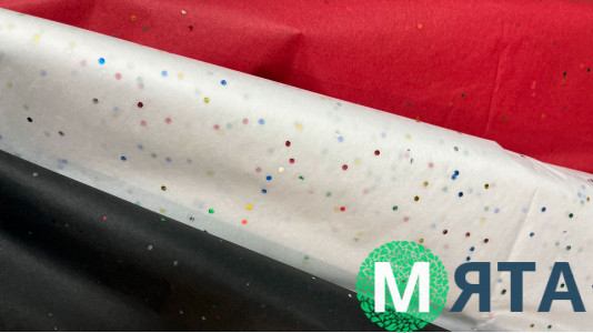 Папір тиш'ю з блискітками, 1 лист 