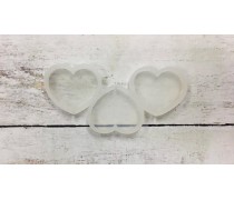 Силіконовий молд для льодяників Серця