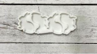 Силіконовий молд для льодяників Кролики Силіконовий молд для льодяників Кролики