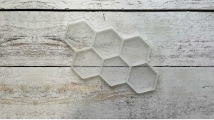 Силіконовий молд для льодяників Шестигранники