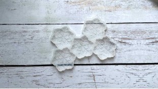 Силіконовий молд для льодяників Сніжинки №1 Силіконовий молд для льодяників Сніжинки №1