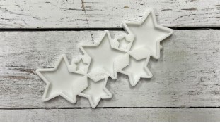 Силіконовий молд для льодяників Зірки, 7 шт Силіконовий молд для льодяників Зірки, 7 шт